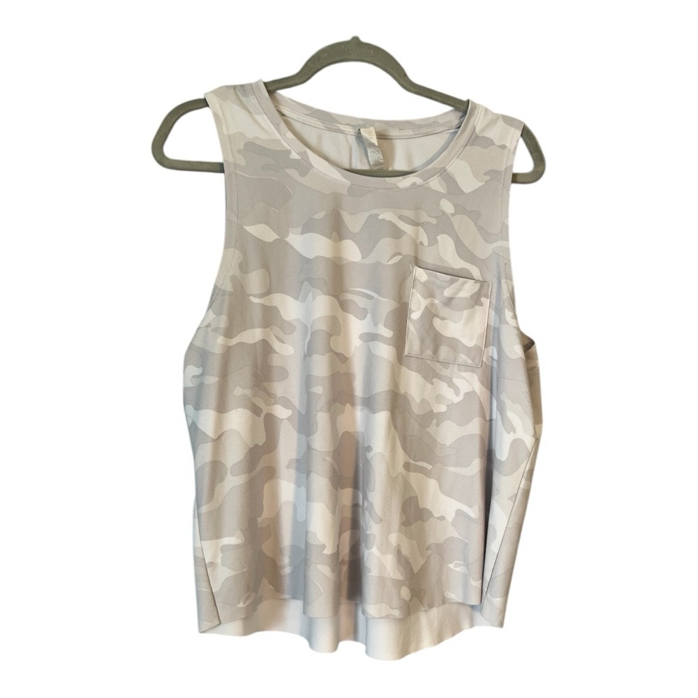 Athletic Camo Sleeveless Women's Crop Top